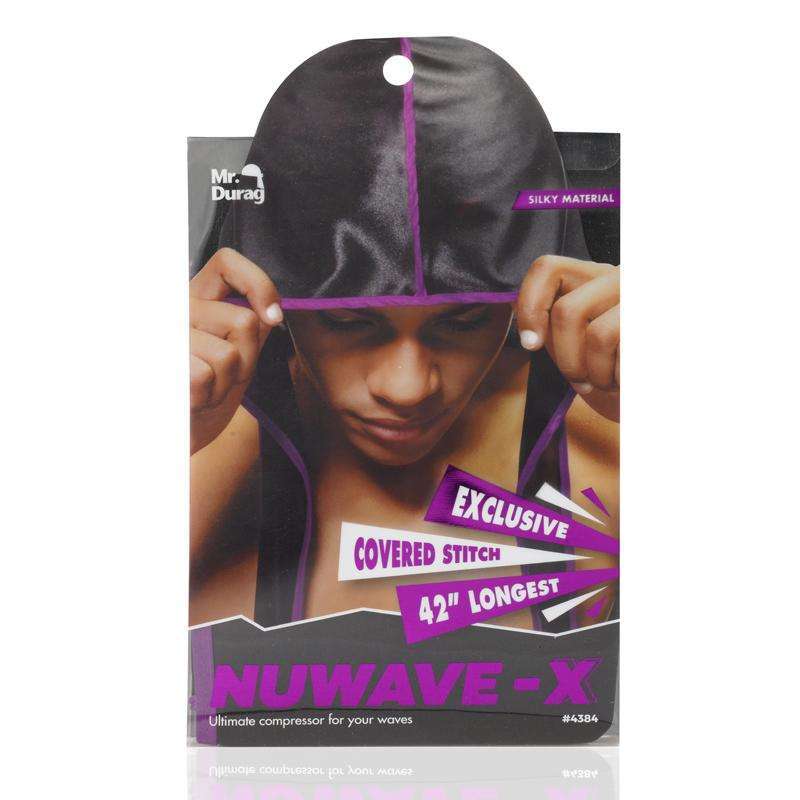 Mr. Durag Nuwave-X Silky Durag #4384 Black