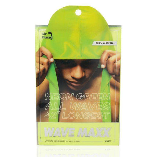 Mr. Durag Neon Green Wave Maxx Durag 42" #3637