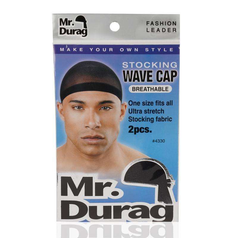 Mr. Durag Stocking Wave Cap Black #4330 - Dollar Deals