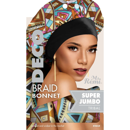Ms. Remi Deco Super Jumbo Braid Bonnet -  Assorted #3649