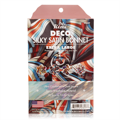 Ms. Remi Silky Satin Deco Bonnet Extra Large #3697