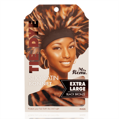 Ms. Remi Silky Satin Tie Dye Bonnet Extra Large Assorted #4525