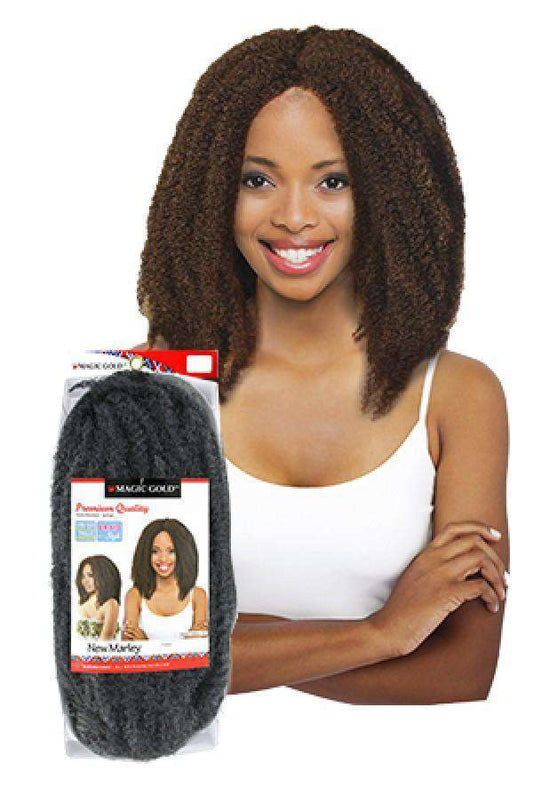 Magic Gold Synthetic Wig New Marley - Beautiful Black Hair