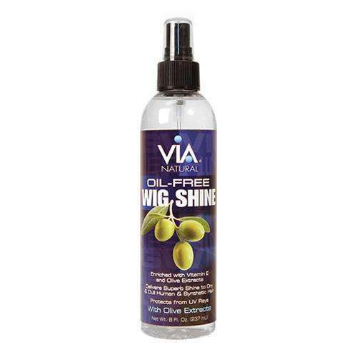 Via Natural Oil Free Wig Shine - 8oz - Beautiful Black Hair