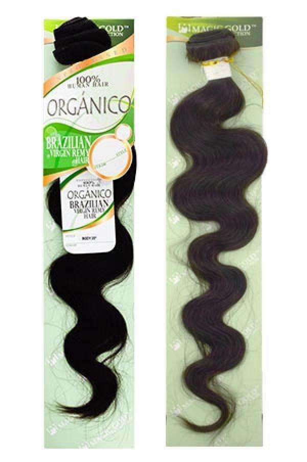 Organico Unprocessed 100% Human Brazilian Virgin Remy Hair - Body Wave - Beautiful Black Hair