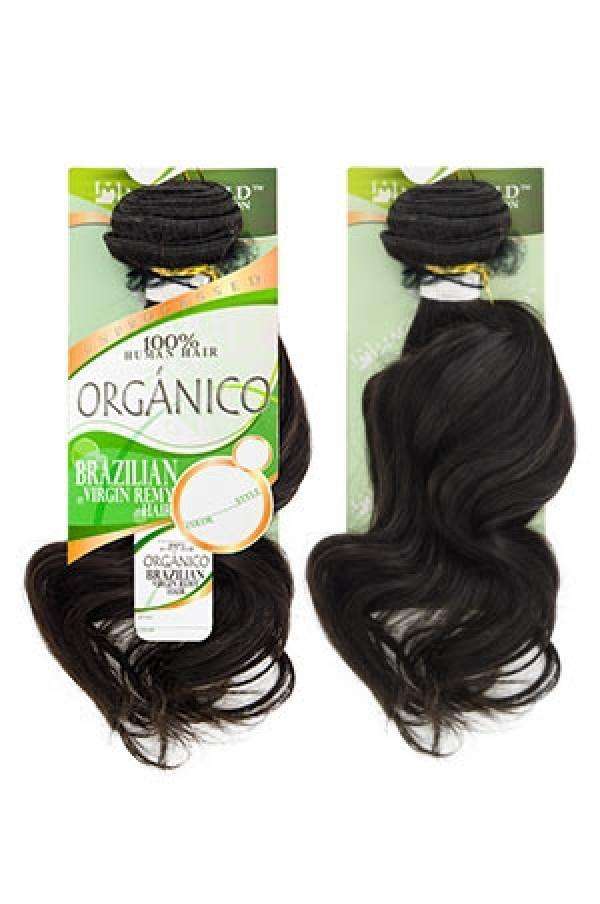 Organico Unprocessed 100% Human Brazilian Virgin Remy Hair - Natural Loose - Beautiful Black Hair