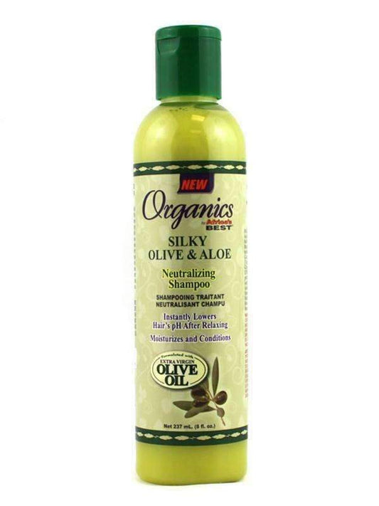 Africa's Best Organics Silky Olive & Aloe Neutralizing Shampoo - Beautiful Black Hair