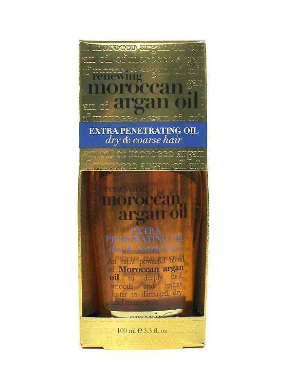 OGX Extra Strength Moroccan Argan Oil Penetrating Oil Dry, Coarse Hair - Beautiful Black Hair