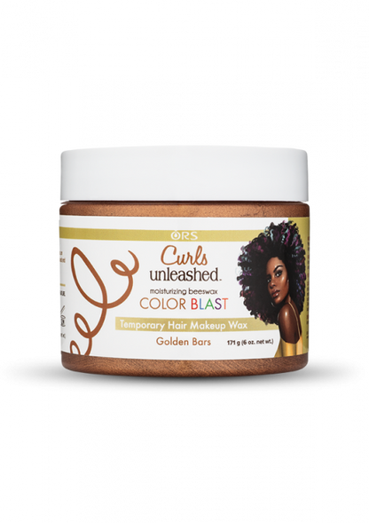 ORS Curls Unleashed Color Blast Temporary Hair Makeup Wax - Golden Bars - Beautiful Black Hair