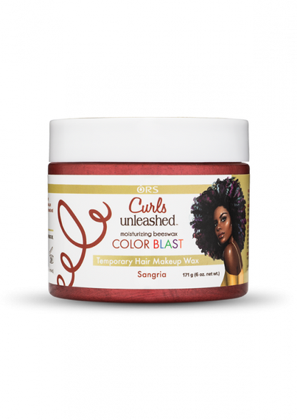 ORS Curls Unleashed Color Blast Temporary Hair Makeup Wax - Sangria - Beautiful Black Hair