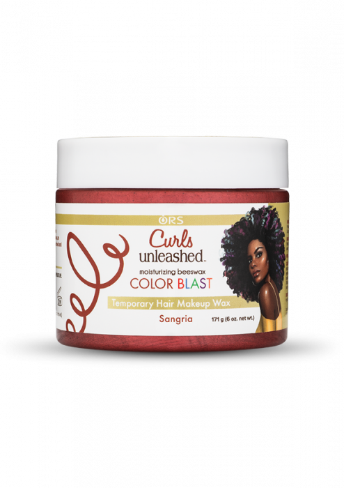 ORS Curls Unleashed Color Blast Temporary Hair Makeup Wax - Sangria - Beautiful Black Hair