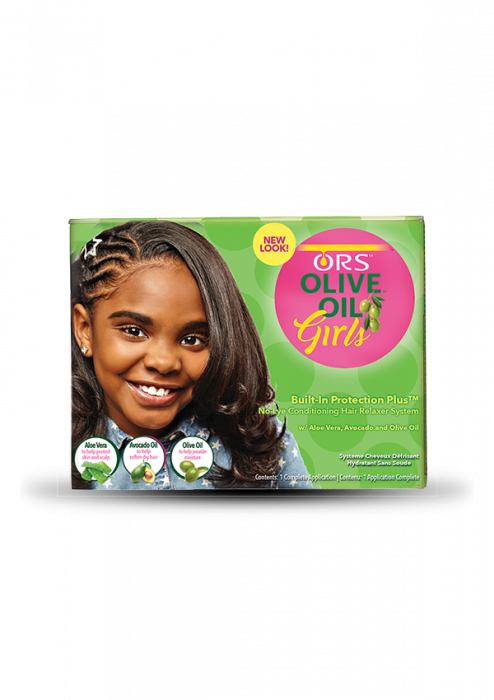 ORS Olive Oil Girls No Lye Relaxer Kit - Beautiful Black Hair
