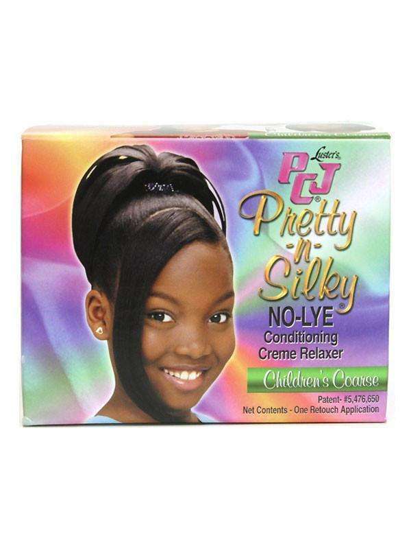 PCJ Pretty-N-Silky Relaxer Touch Up Kit- Coarse - Beautiful Black Hair