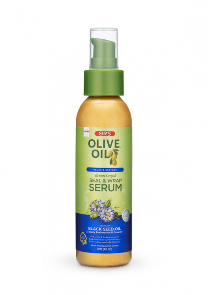 ORS Olive Oil Relax & Restore Retain Length Seal & Wrap Serum - Beautiful Black Hair