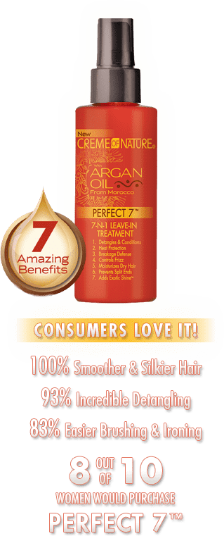 Creme Of Nature Argan Oil Perfect 7 - Beautiful Black Hair
