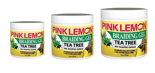 Pink Lemon Braiding Gel - Tea Tree