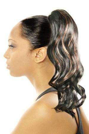 Magic Gold Drawstring Ponytail Dahlia - Beautiful Black Hair