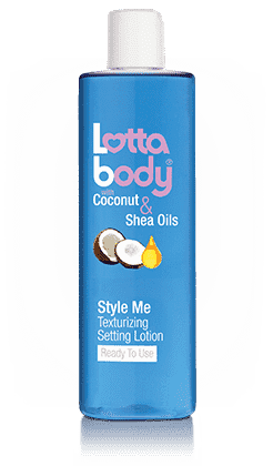Lottabody Coconut & Shea Oils Style Me Texturizing Setting Lotion - Beautiful Black Hair