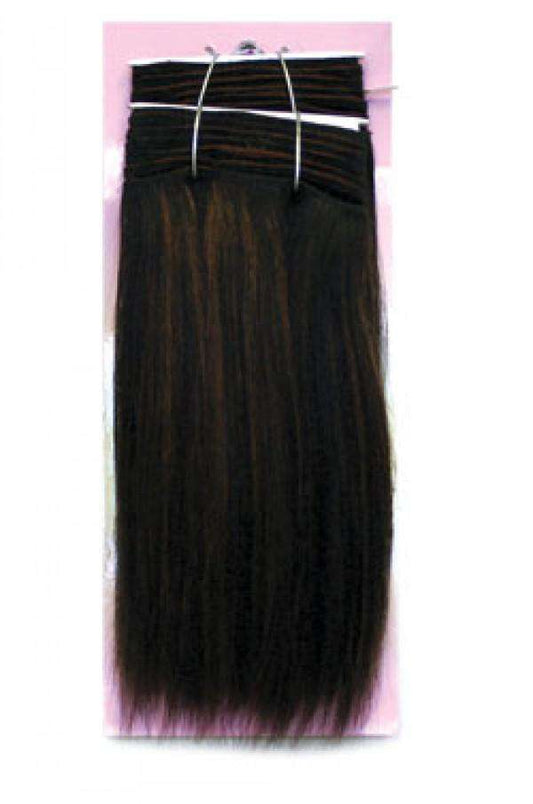 Miracle Remy 100% Human Hair Weave Yaki 8" (1pc) - Beautiful Black Hair