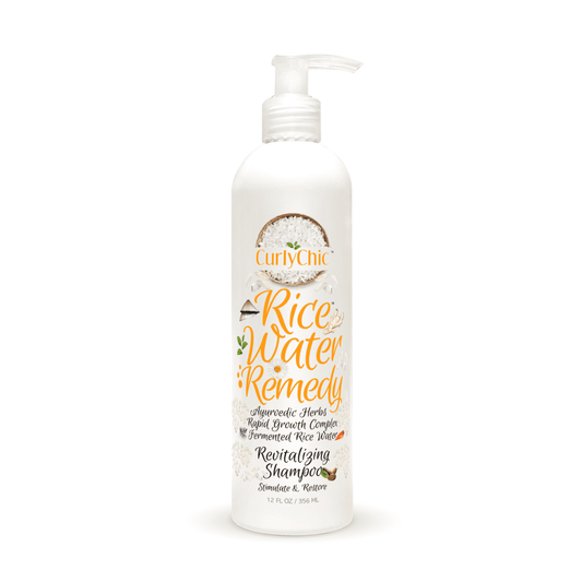 Curly Chic Rice Water Remedy Revitalizing Shampoo - Beautiful Black Hair