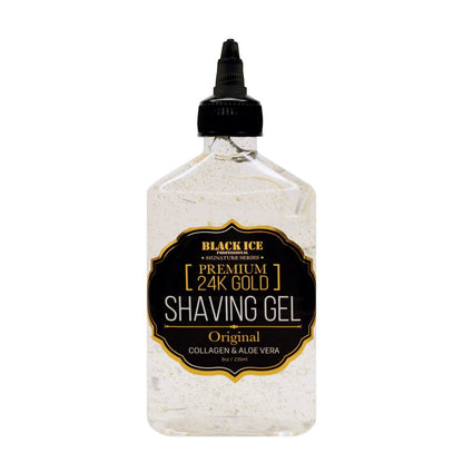 Black Ice Signature Series Premium 24K Gold Shaving Gel - Original