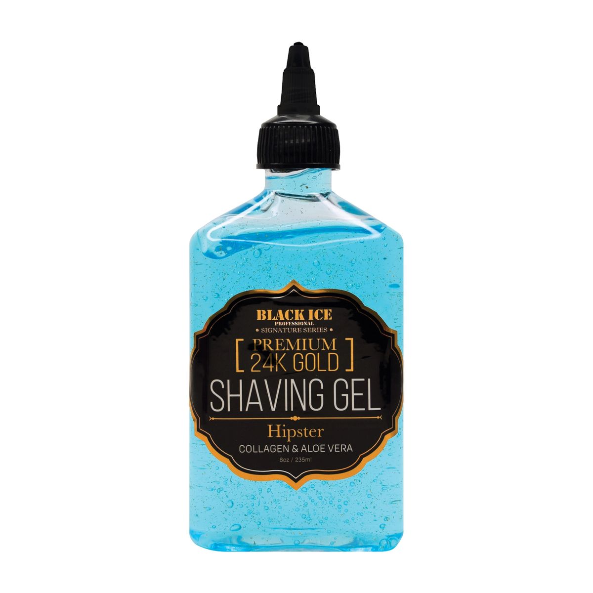 Black Ice Signature Series Premium 24K Gold Shaving Gel - Hipster