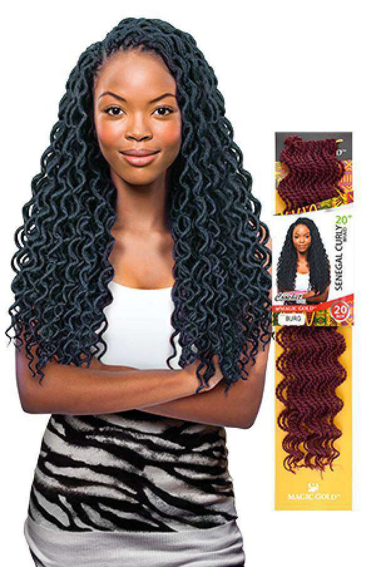Magic Gold Senegal Curly 20" - Beautiful Black Hair