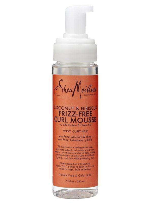 Shea Moisture Coconut & Hibiscus Frizz-Free Curl Mousse - Beautiful Black Hair