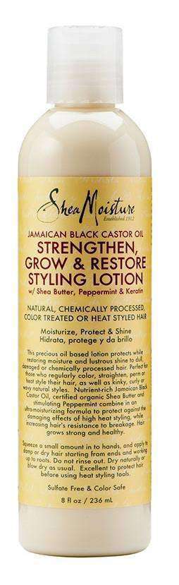 Shea Moisture Jamaican Black Castor Oil Strengthen, Grow & Restore Styling Lotion - Beautiful Black Hair