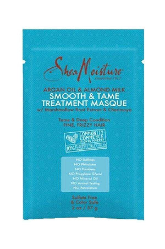 Shea Moisture Argan Oil & Almond Milk Smooth & Tame Treatment Masque Packette - Beautiful Black Hair