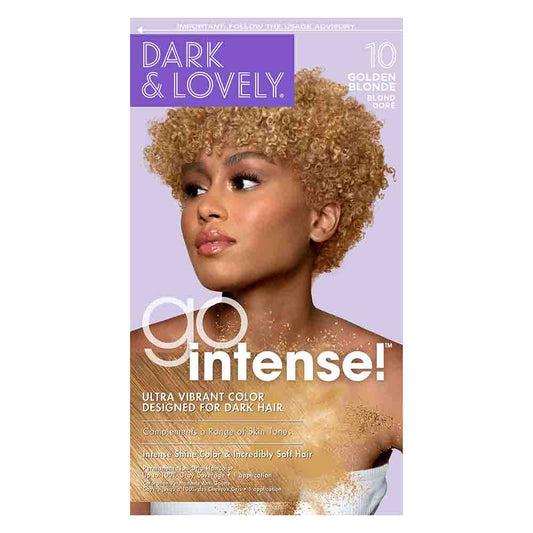 Dark & Lovely Go Intense Ultra Vibrant Hair Color - 10 Golden Blonde