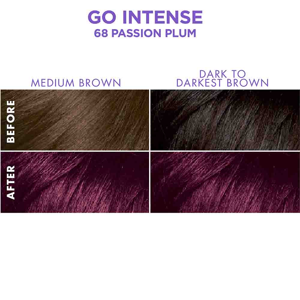 Dark & Lovely Go Intense Ultra Vibrant Hair Color - 68 Passion Plum
