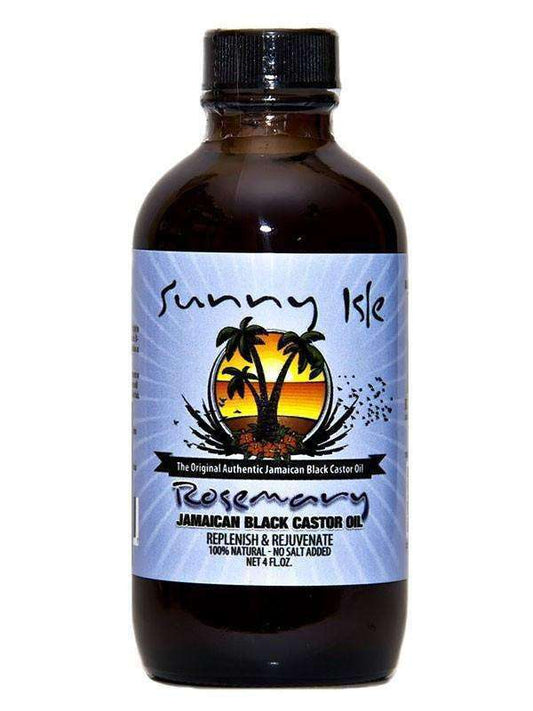 Sunny Isle Rosemary Jamaican Black Castor Oil 4oz - Beautiful Black Hair