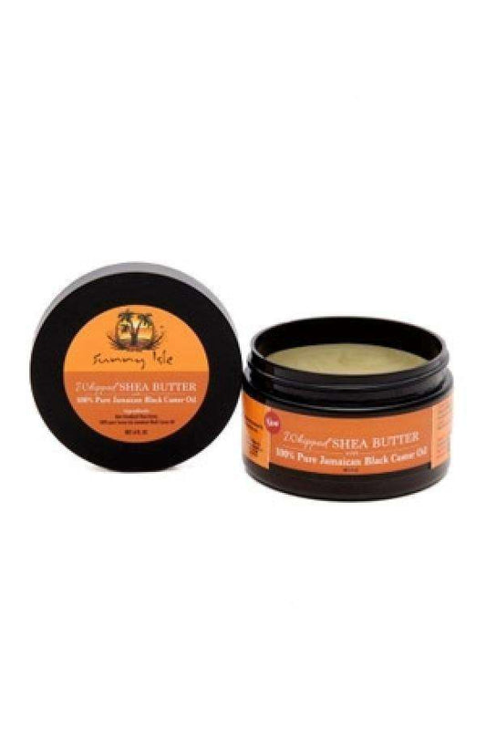 Sunny Isle Whipped Shea Butter w/ 100% Pure Jamaican Black Castor Oil - Beautiful Black Hair