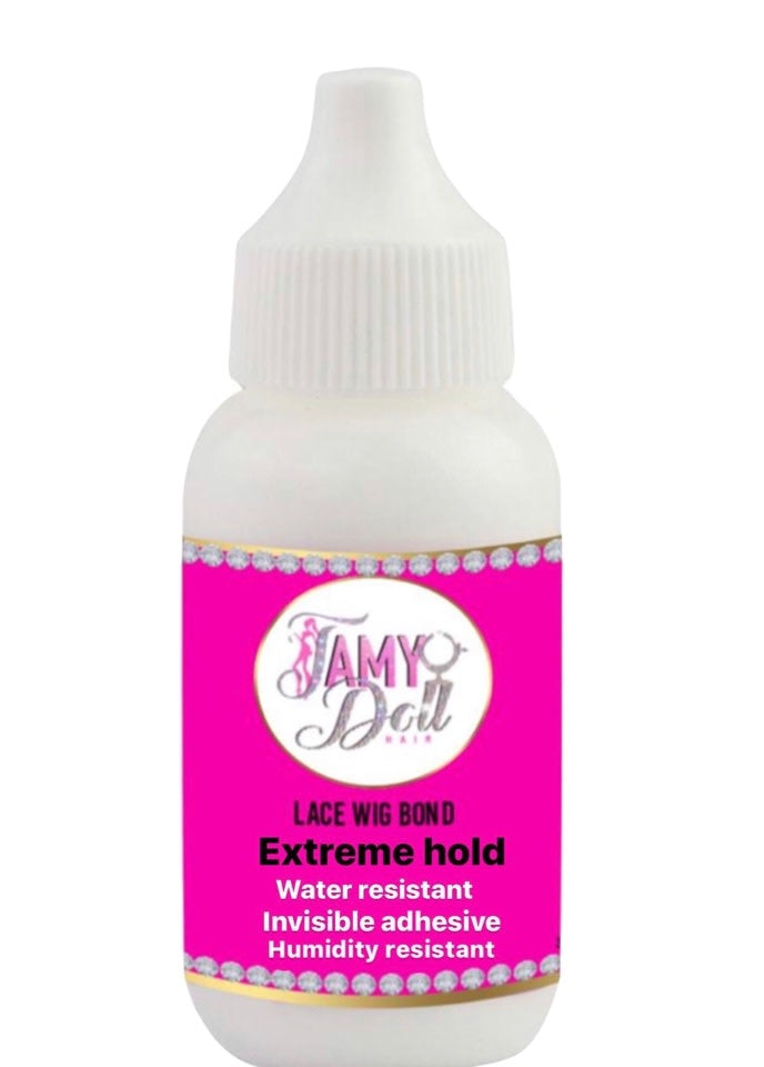Tamy Doll Hair Diamond Lace Glue' Extreme Hold’ - Beautiful Black Hair