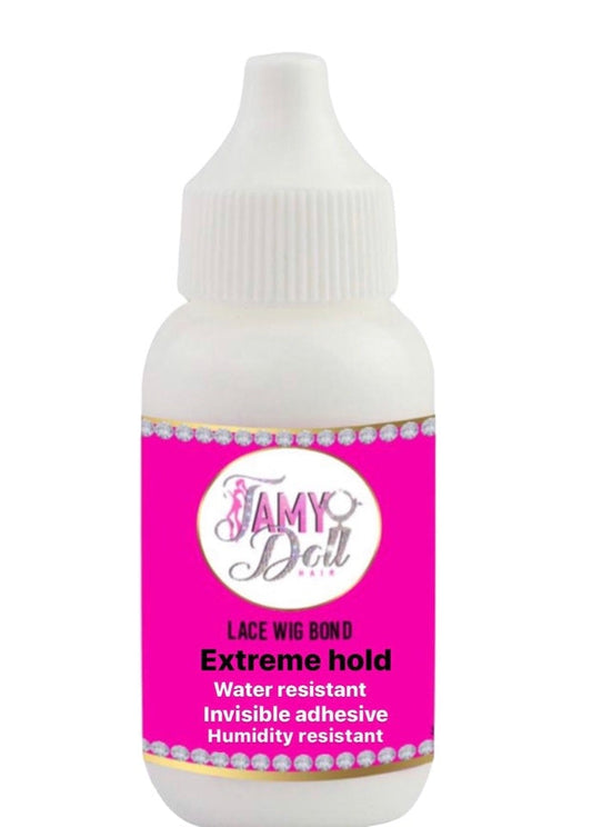 Tamy Doll Hair Diamond Lace Glue' Extreme Hold’ - Beautiful Black Hair