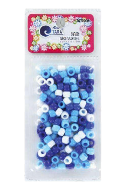 Tara Hair Beads - Blue Tone Mix #72208 - Beautiful Black Hair