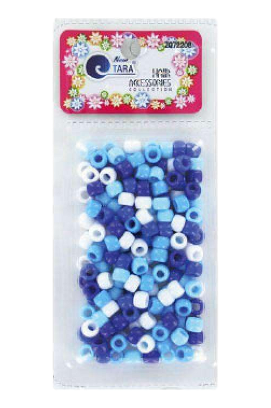 Tara Hair Beads - Blue Tone Mix #72208 - Beautiful Black Hair