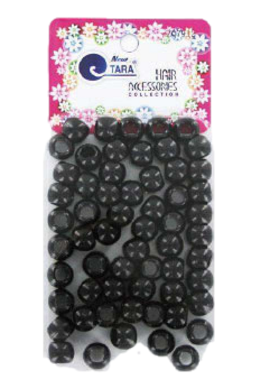 Tara Large Hair Beads - Black #7912 - Beautiful Black Hair