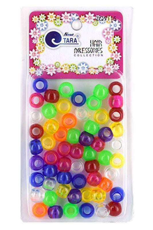 Tara Large Hair Beads - Assorted Mix #9115 - Beautiful Black Hair
