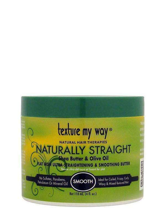 Texture My Way Naturally Straight Flat Iron Ultra-Straightening & Smoothing Butter - Beautiful Black Hair