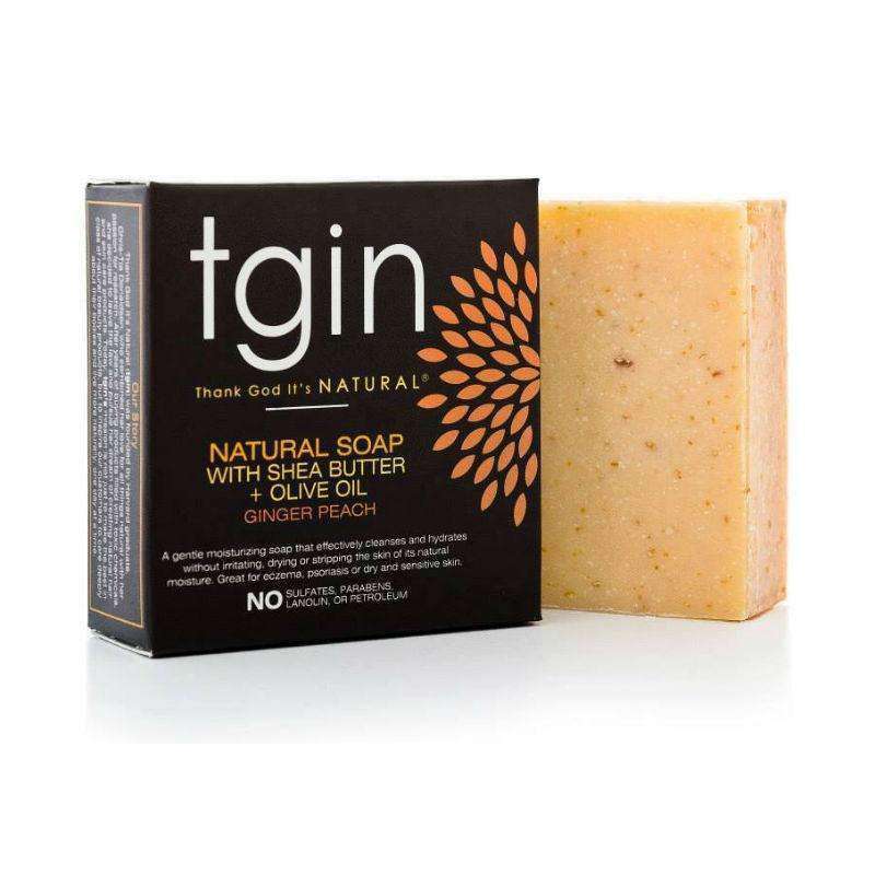 TGIN Olive Oil Soap - Ginger Peach - Beautiful Black Hair