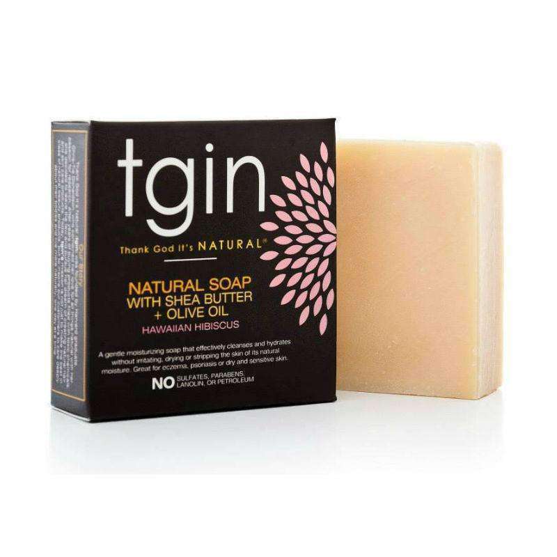 TGIN Olive Oil Soap - Hawaiian Hibiscus - Beautiful Black Hair