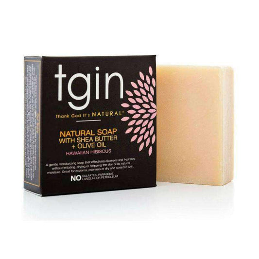 TGIN Olive Oil Soap - Hawaiian Hibiscus - Beautiful Black Hair