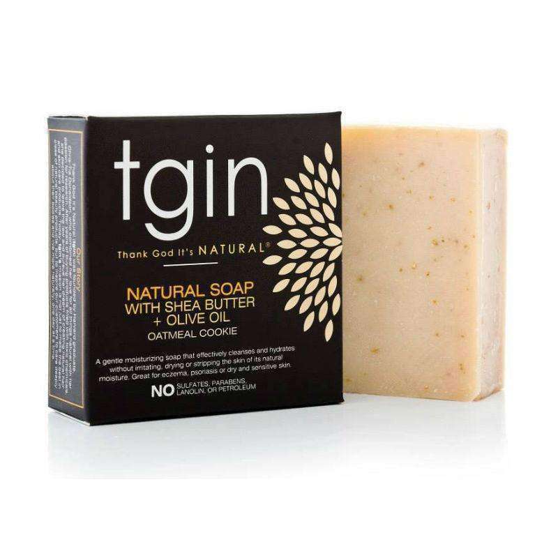 TGIN Olive Oil Soap - Oatmeal Cookie - Beautiful Black Hair