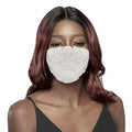 KIM & C Fashion Lace Mask Style 2 (Gray) - Beautiful Black Hair