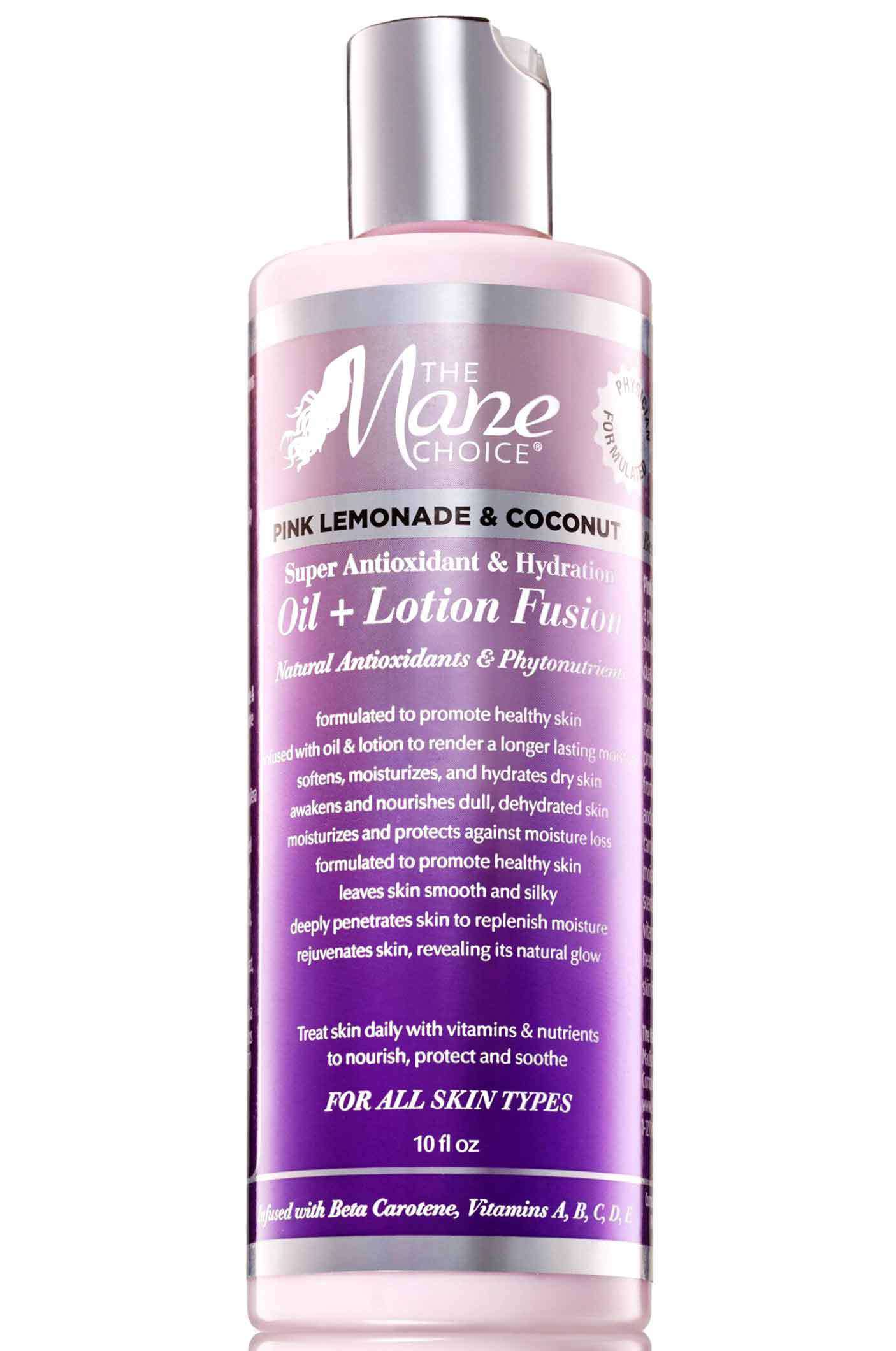 The Mane Choice Pink Lemonade & Coconut Oil + Lotion Fusion - Beautiful Black Hair