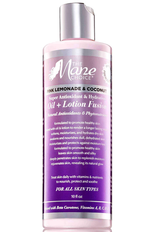 The Mane Choice Pink Lemonade & Coconut Oil + Lotion Fusion - Beautiful Black Hair