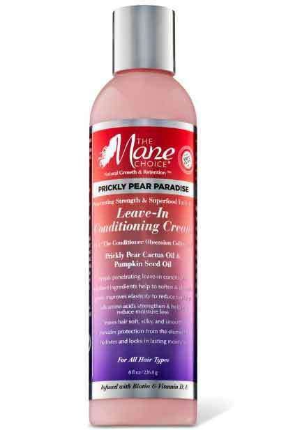 The Mane Choice Prickly Pear Paradise Leave-In Conditioning Cream - Beautiful Black Hair