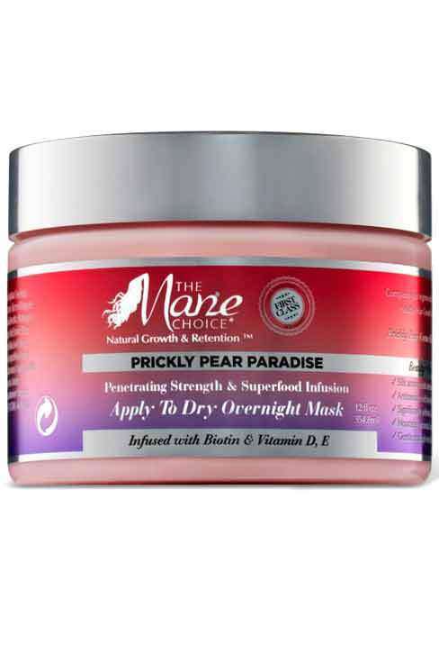 The Mane Choice Prickly Pear Paradise Apply To Dry Overnight Mask - Beautiful Black Hair